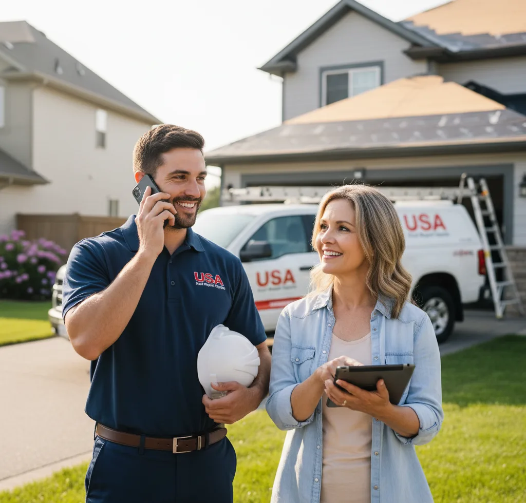 USA Roof Repair Experts customer support in North Bonneville